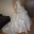 Brautkleid Gr.M in der Farbe Weiß mit Pailetten besetzt *NEU*