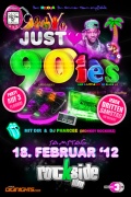 JUST 90ies - Party auf 3 Floors - Jeden 3.Samstag
