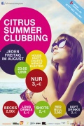 CITRUS SUMMER CLUBBING - jeden Freitag im August