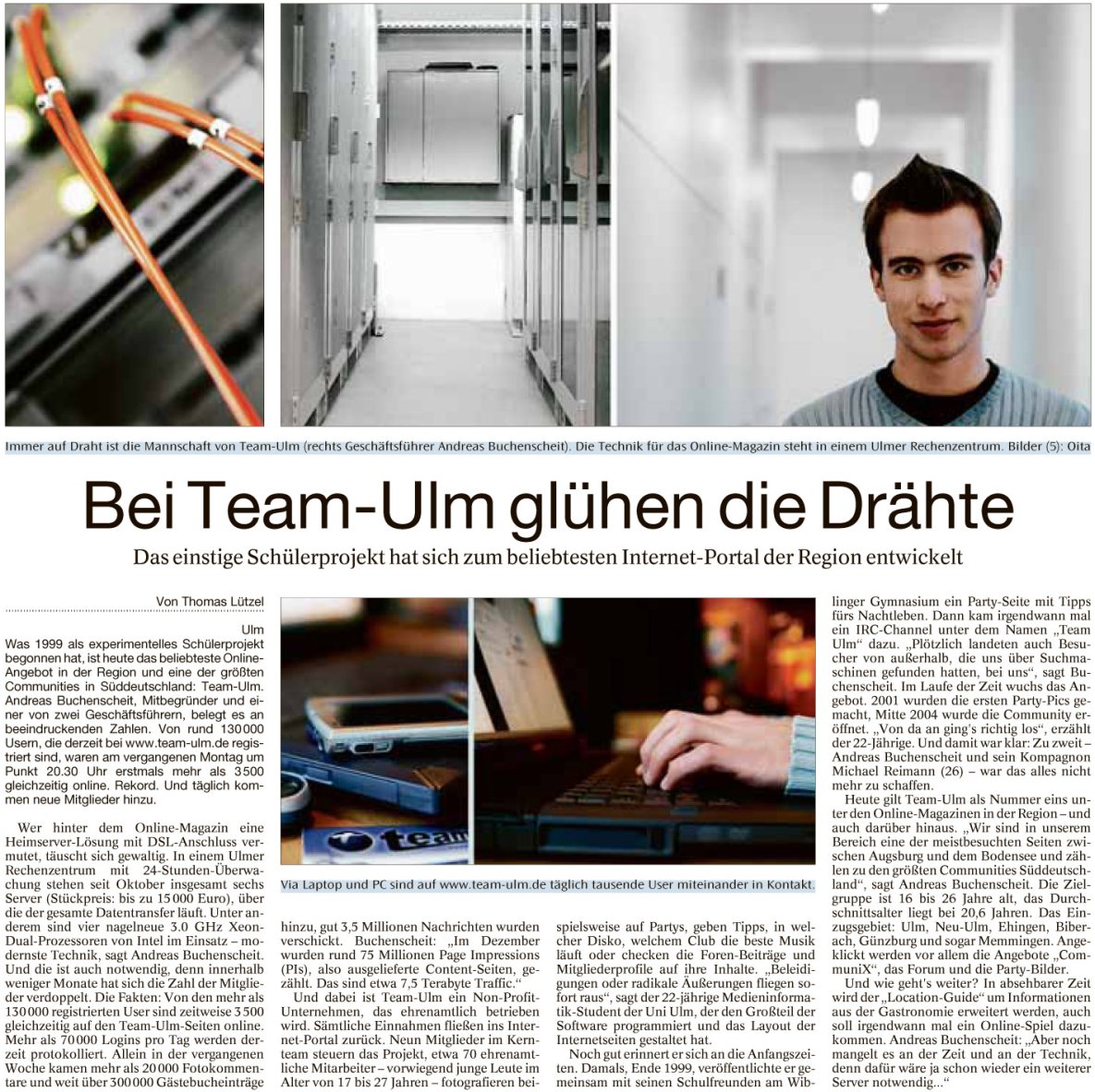 Bei Team-Ulm glühen die Drähte