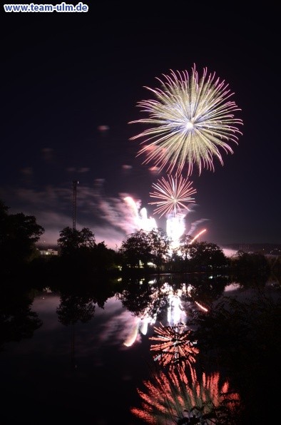 Feuerwerk Ulmer Volksfest @ Friedrichsau - Bild 17