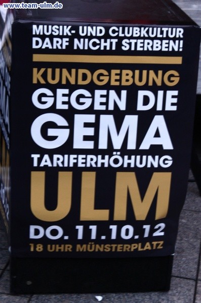 Kundgebung: Ulm gegen Gema @ Muensterplatz - Bild 10