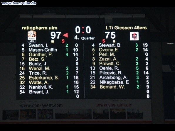 Ulm gegen Giessen @ Ratiopharm Arena - Bild 58