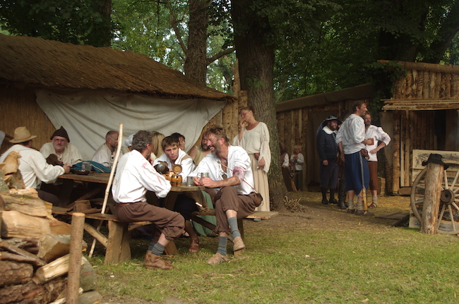 Lagerleben am Reichshain