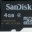 Neue Sandisk Micro-SDHC-Karte 4GB
